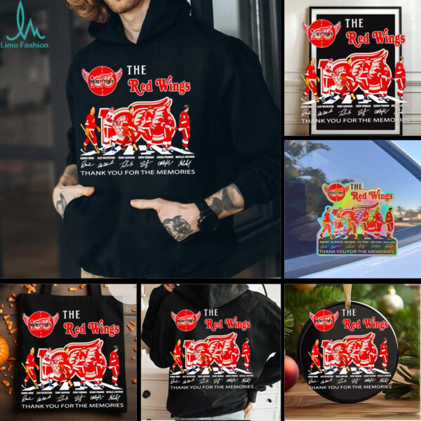 The Red Wings 100 years of Hockeytown thank you for the memories shirt