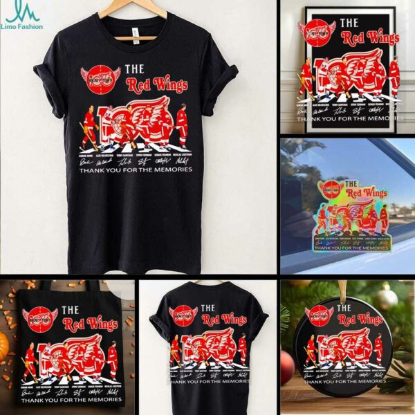 The Red Wings 100 years of Hockeytown thank you for the memories shirt