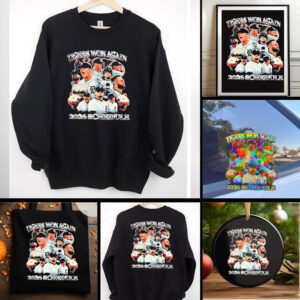 Tigers Won Again 2026 Baseball Player Lighting T Shirts