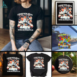 Tigers Won Again 2026 Baseball Player Lighting T Shirts