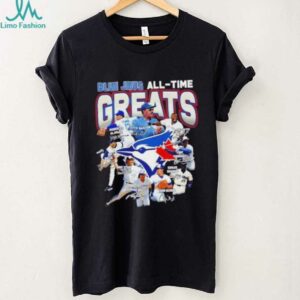 Toronto Blue Jays all time greats legends players signatures shirt