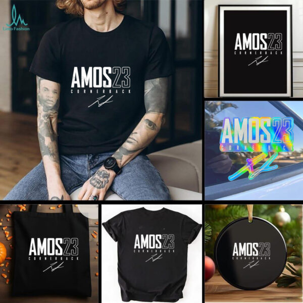 Trey Amos 23 Washington Commanders cornerback player signature shirt