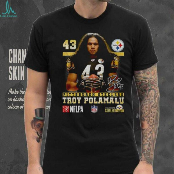 Troy Polamalu Pittsburgh Steelers Football NFL 2025 signature shirt