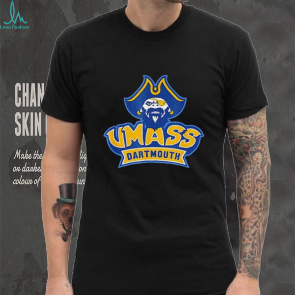 UMass Dartmouth Corsairs football mascot logo shirt