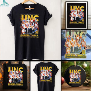 UNC Tar Heels Chapel basketball Thrill Legends Slam shirt