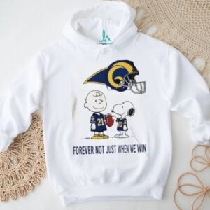 Charlie Brown Snoopy New York Giants Forever Not Just When We Win shirt