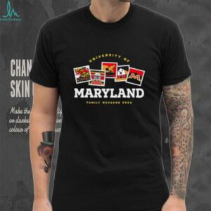 University of Maryland family weekend 2025 shirt