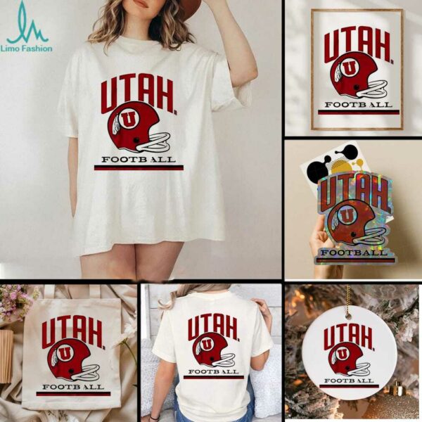 Utah Football Vintage Helmet style 2025 shirt