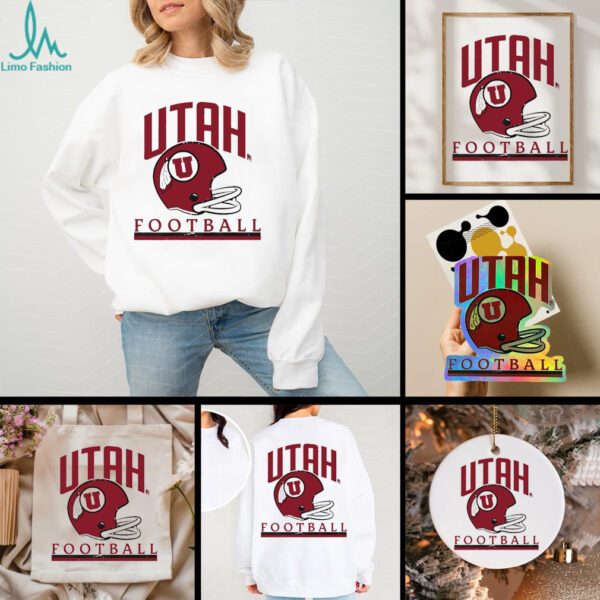Ute Utah Football helmet graphic vintage shirt