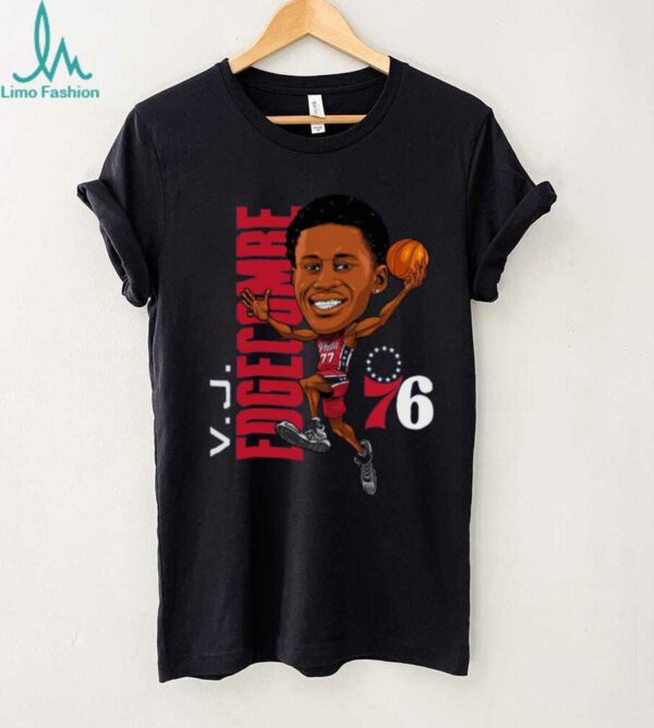 VJ Edgecombe Philadelphia 76ers Caricature T Shirt