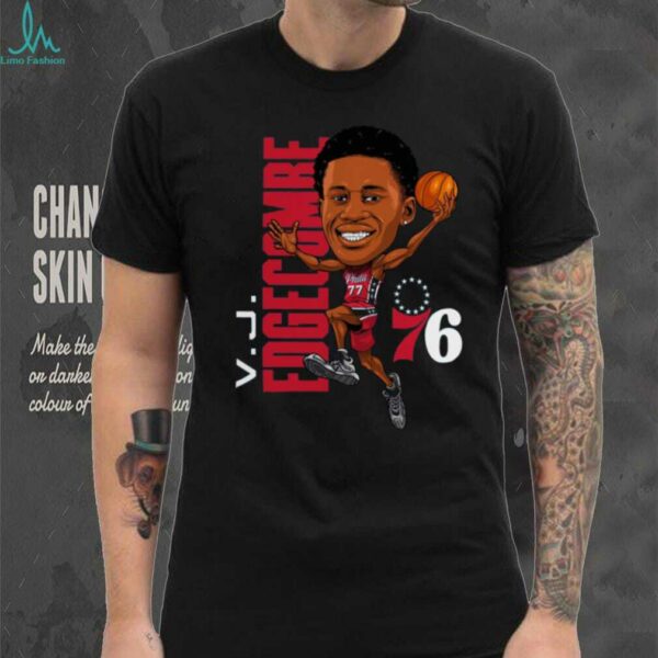 VJ Edgecombe Philadelphia 76ers Caricature T Shirt
