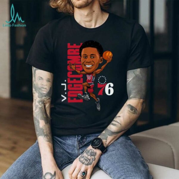 VJ Edgecombe Philadelphia 76ers Caricature T Shirt