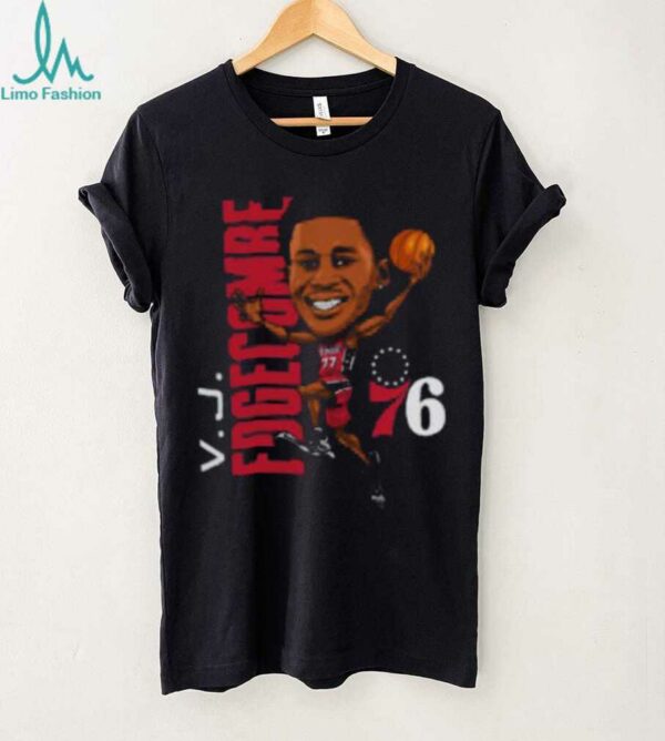 VJ Edgecombe Philadelphia 76ers Caricature T Shirt