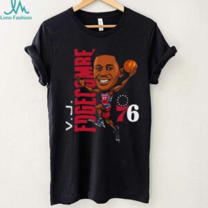 VJ Edgecombe Philadelphia 76ers caricature shirt
