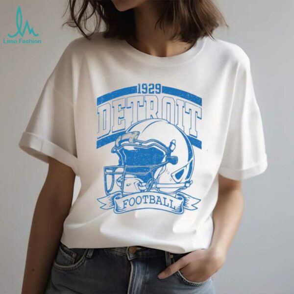 Vintage 90s Style Detroit Football Game Day Shirt