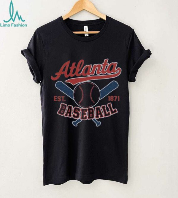 Vintage Atlanta Baseball Unisex T shirt