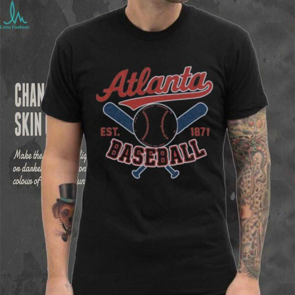 Vintage Atlanta Baseball Unisex T shirt