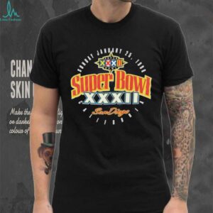 Vintage NFL Football Super Bowl XXXII San Diego Cal Shirt