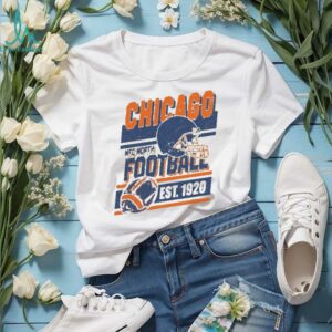 Vintage Style Chicago Football Game Day Shirt