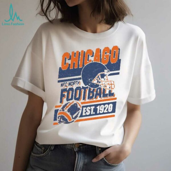 Vintage Style Chicago Football Game Day Shirt