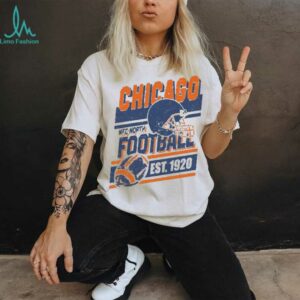 Vintage Style Chicago Football Game Day Shirt