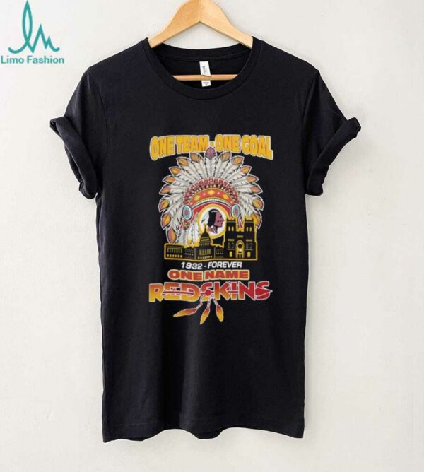 Washington Commanders Native american one team one goal 1932 forever one name Redskins shirt