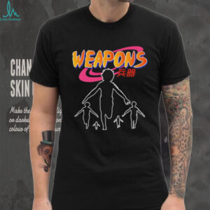 Weapons Naruto anime ninja silhouette shirt