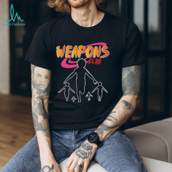 Weapons Naruto anime ninja silhouette shirt