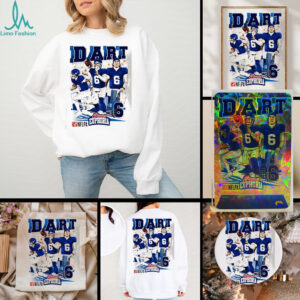 Jaxson Dart player New York Giants NFL Planet Euphoria graphic shirt