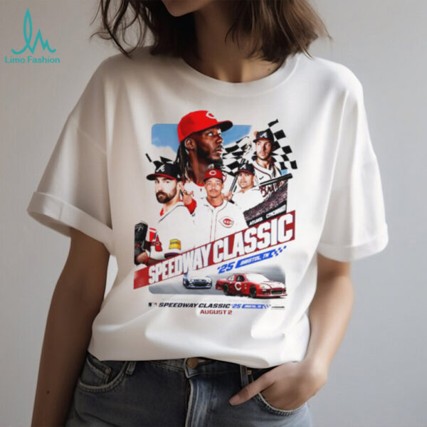 Shake and bake MLB Speedway Classic ’25 Braves and Reds shirt