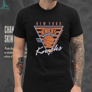 York Knicks Mitchell & Ness Blue Big & Tall Hardwood Classics Final Seconds T Shirt