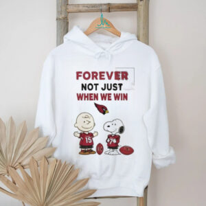 Charlie Brown Snoopy Carolina Panthers Forever Not Just When We Win shirt
