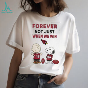 Charlie Brown Snoopy Carolina Panthers Forever Not Just When We Win shirt