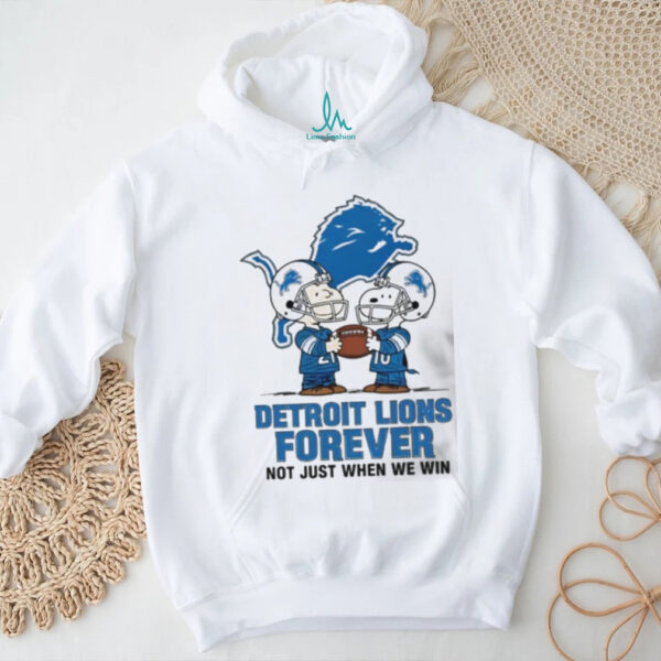 Charlie Brown Snoopy Los Angeles Rams Forever Not Just When We Win shirt