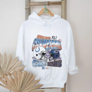 Indianapolis Colts beat Chicago Bears 29 17 win Super Bowl XLI Go Colts helmet shirt