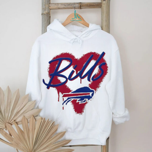 Buffalo Bills NFL spray heart 2025 shirt