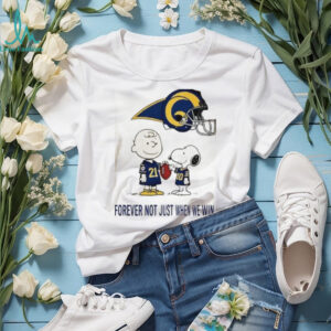 Charlie Brown Snoopy New York Giants Forever Not Just When We Win shirt