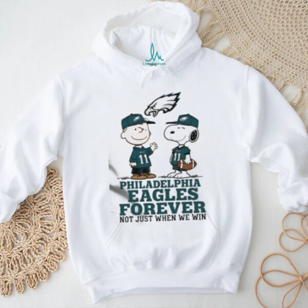 Charlie Brown Snoopy Tampa Bay Buccaneers Forever Not Just When We Win shirt