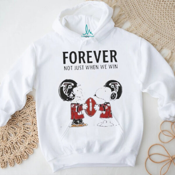 Charlie Brown Snoopy Detroit Lions Forever Not Just When We Win shirt