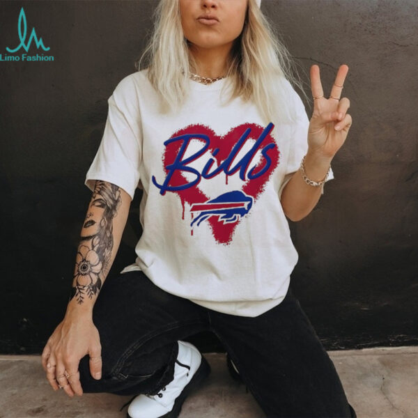 Buffalo Bills NFL spray heart 2025 shirt