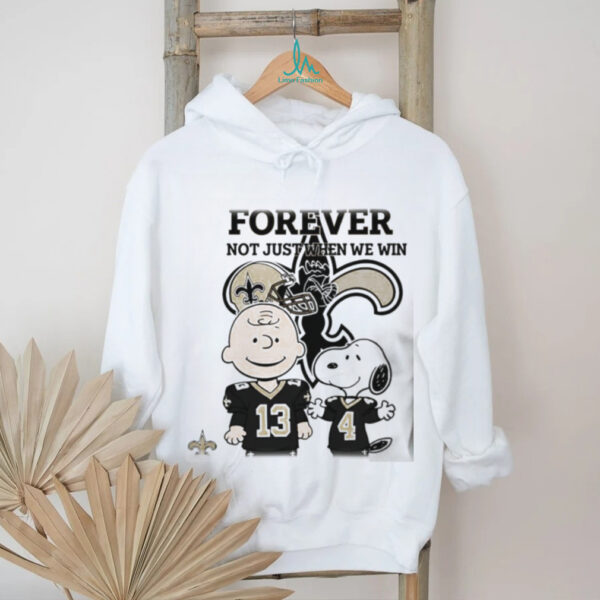 Charlie Brown Snoopy Philadelphia Eagles Forever Not Just When We Win shirt
