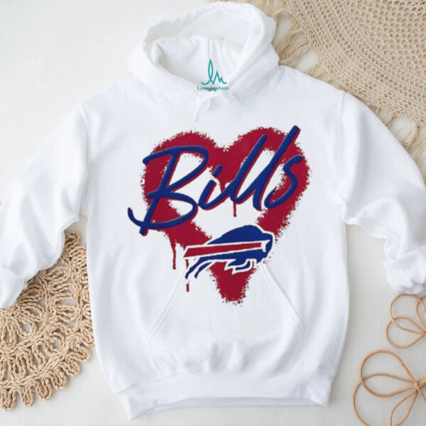 Buffalo Bills NFL spray heart 2025 shirt