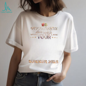 retro descendants zombies world tour 2025 shirt