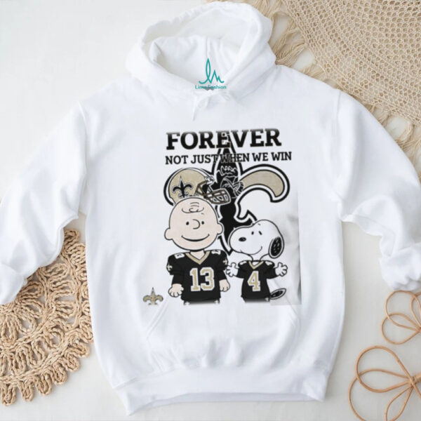 Charlie Brown Snoopy Philadelphia Eagles Forever Not Just When We Win shirt