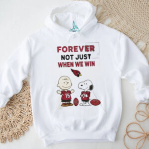Charlie Brown Snoopy Carolina Panthers Forever Not Just When We Win shirt