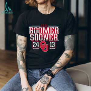 2025 Boomer Sooner 24 Oklahoma vs Michigan 13 game score shirt