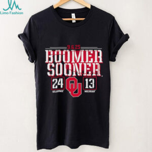 2025 Boomer Sooner 24 Oklahoma vs Michigan 13 game score shirt