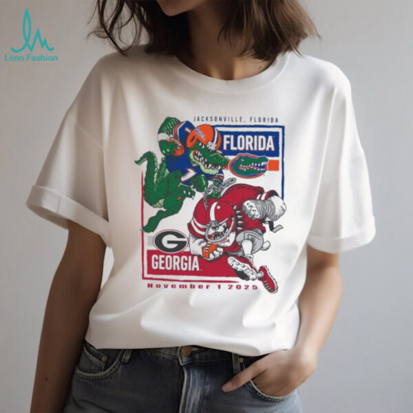 2025 Rivalry Game Georgia Bulldogs Vs Florida Gators Mascot shirt