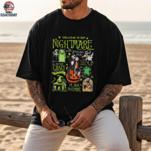 Welcome to our nightmare bumpy slieigh ride jack horror character Halloween shirt