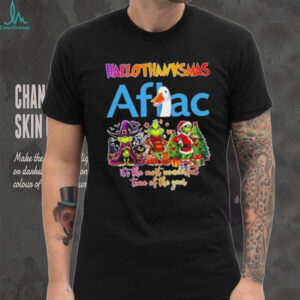 Aflac x Grinch it’s the most wonderful time of the year happy HalloThanksMas shirt